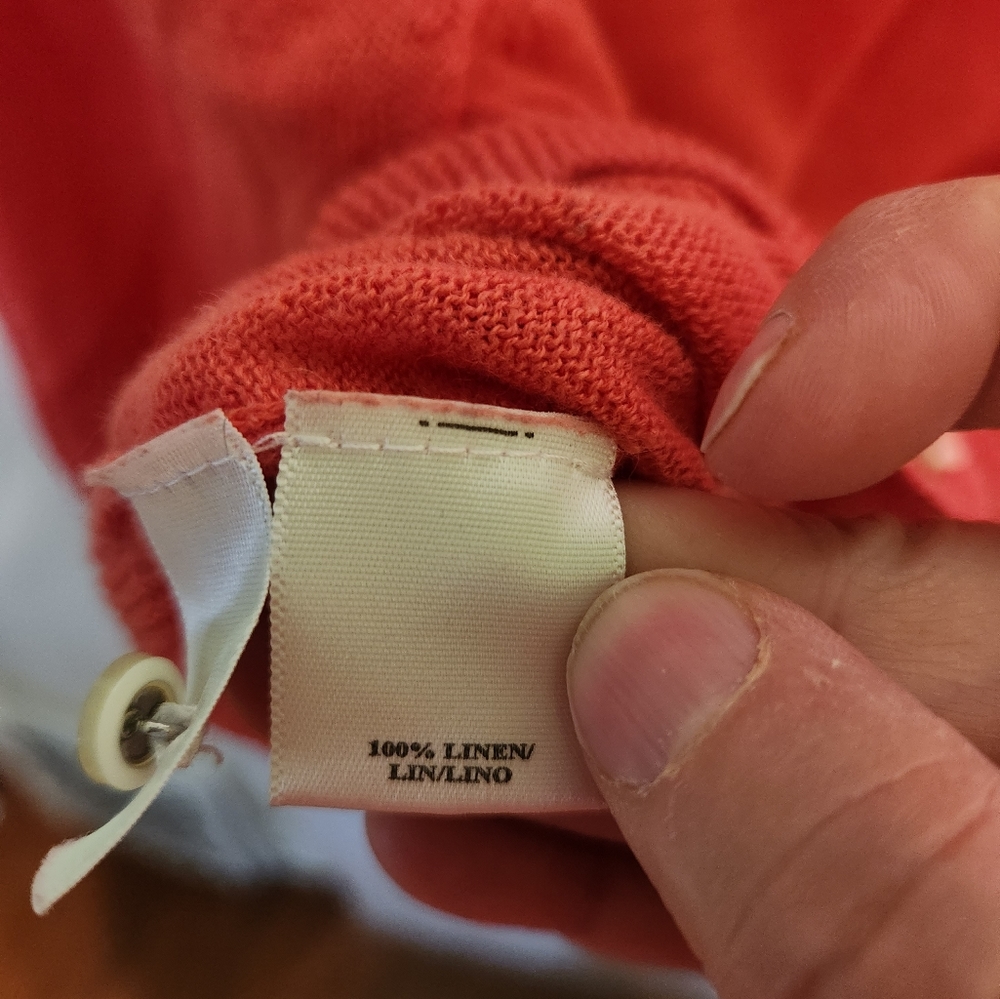 Ann Taylor Linen Sweater Size XLP - Picture 2 of 6